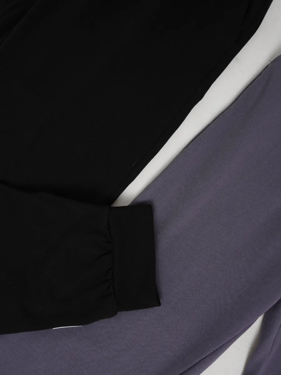 Брюки 2 шт Супер Пупс 2пр/штаны/темно-серый/черный - фото 12