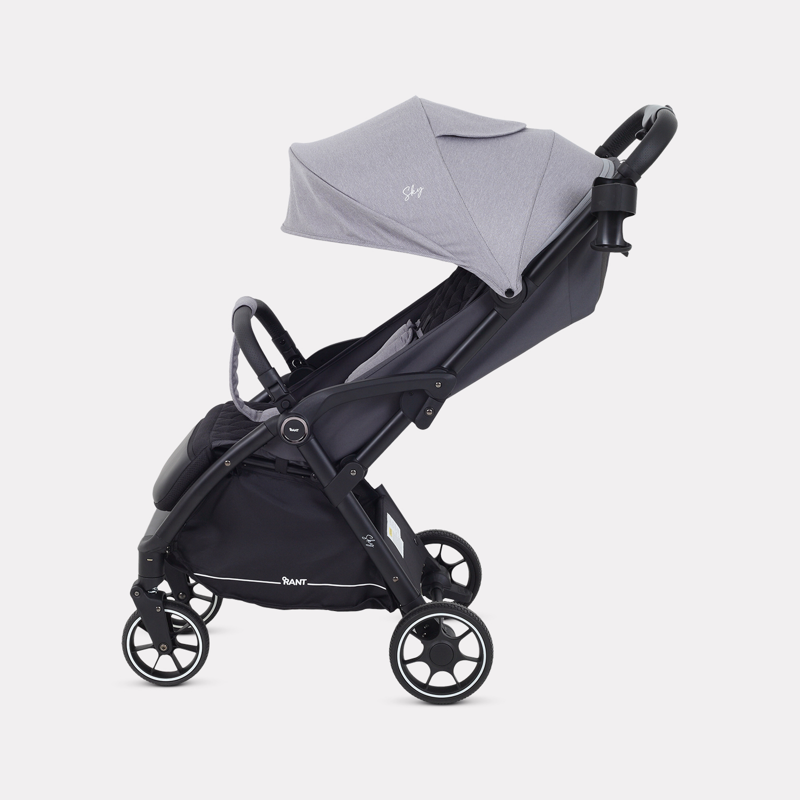 Коляска прогулочная Rant SKY серый - фото 9