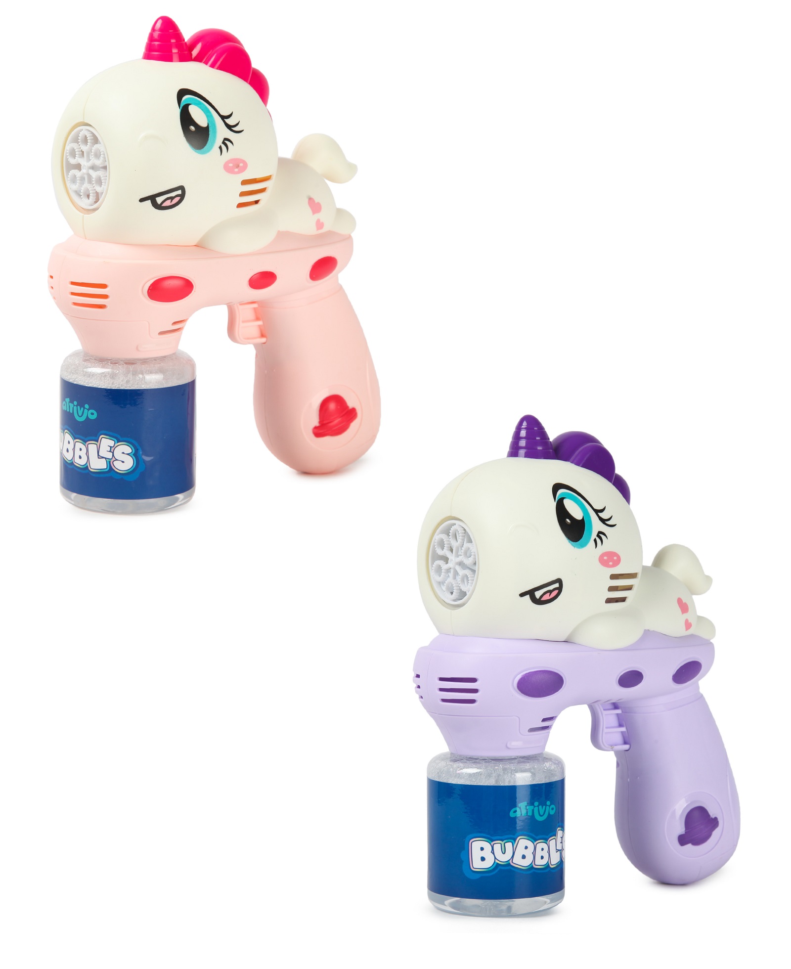 Пистолет для выдувания пузырей Attivio Единорог на облачке в ассортименте - фото 1