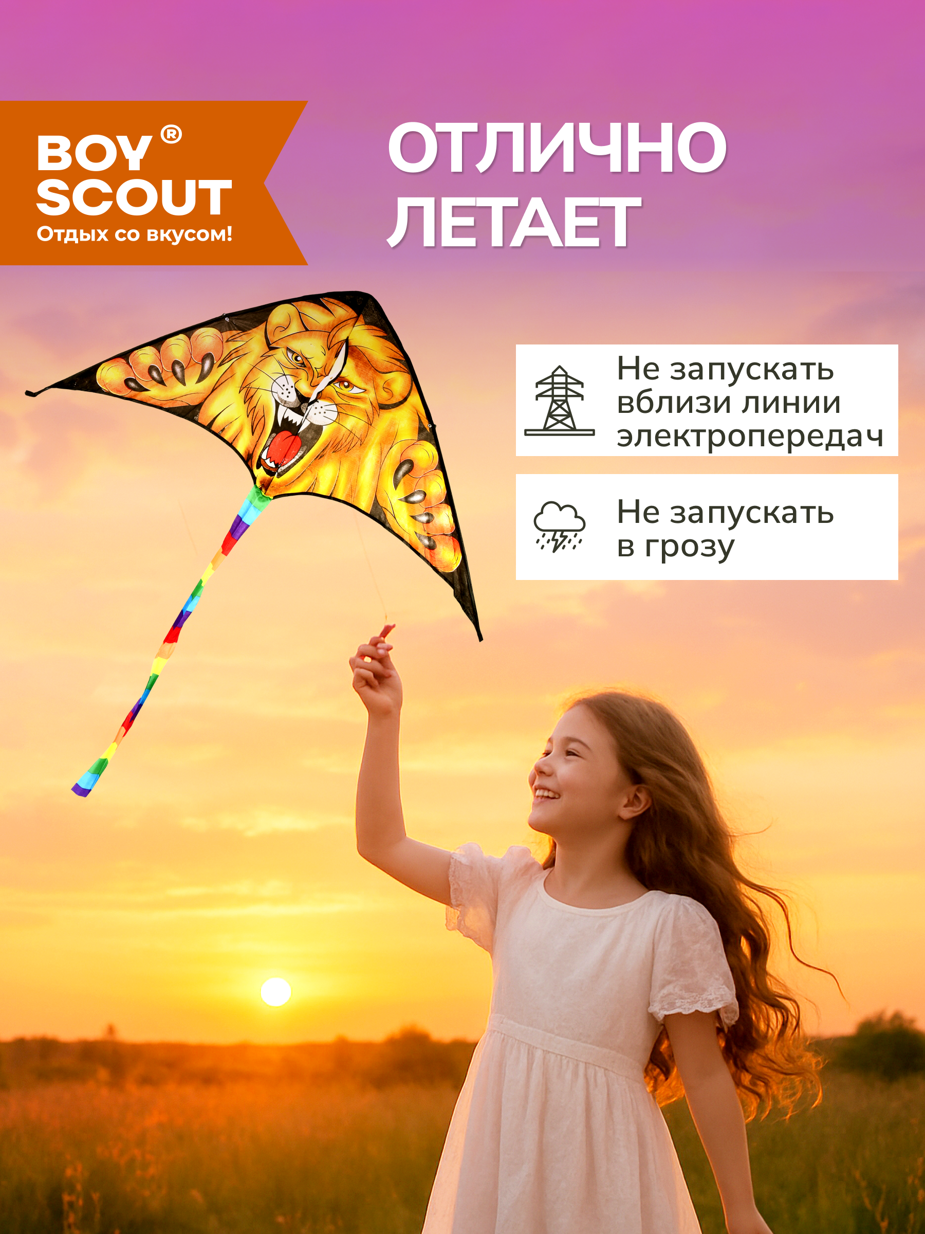 Воздушный змей BoyScout Воздушный змей - фото 6