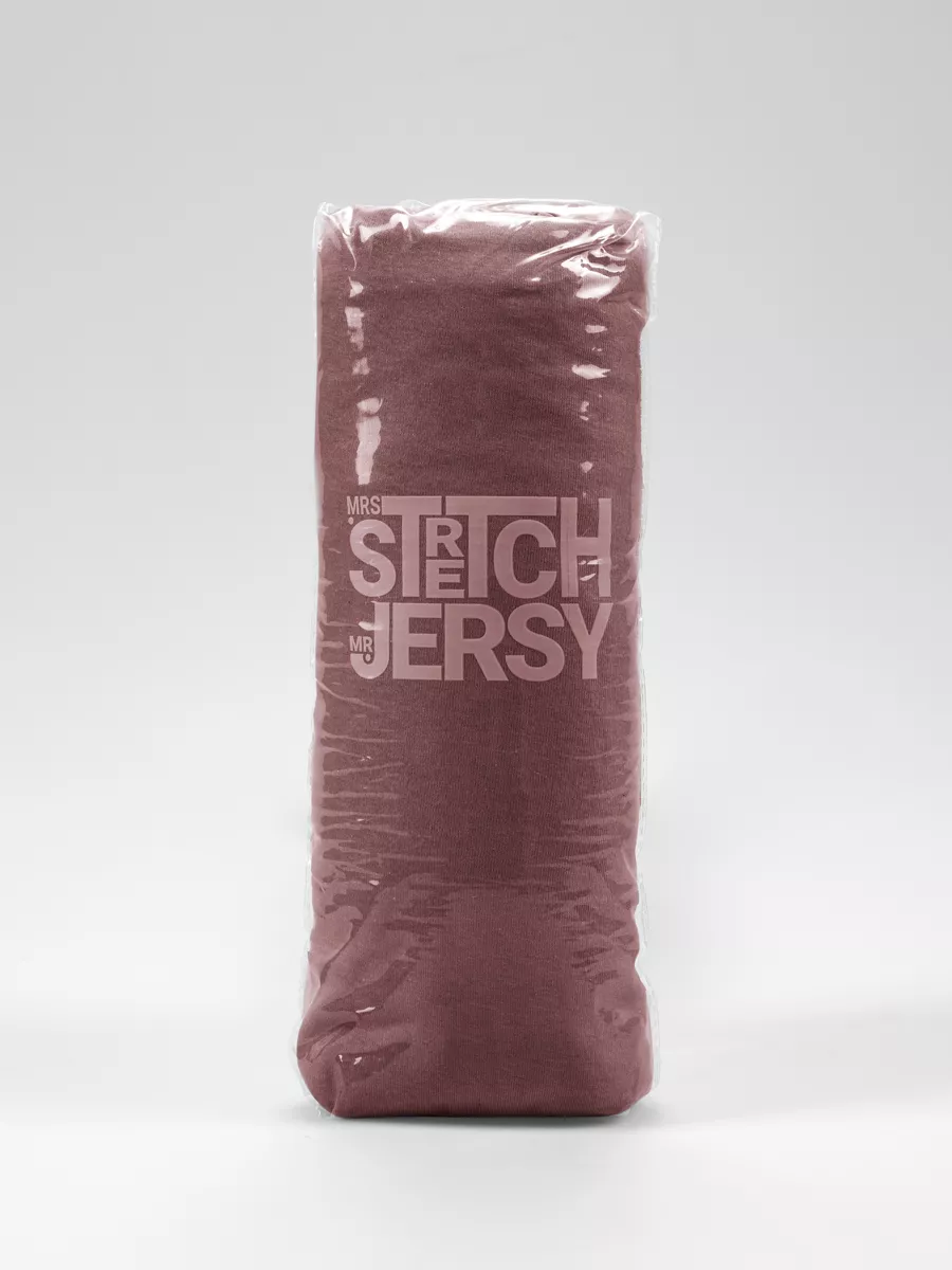 Простыня Mrs.Stretch Mr.Jersy Шоколадный 180 x 200 см на резинке - фото 5