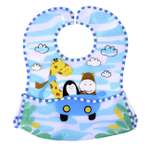 Нагрудник Babyono пластик 1 шт. в ассортименте