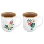 Набор кружек Elan Gallery 2 шт 400 мл BE HAPPY AND SMILE