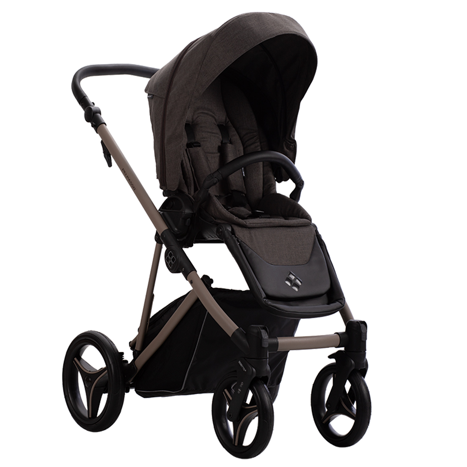 Коляска 2в1 Bebetto Pelpasso 03 Kaszmir т.серый - фото 4