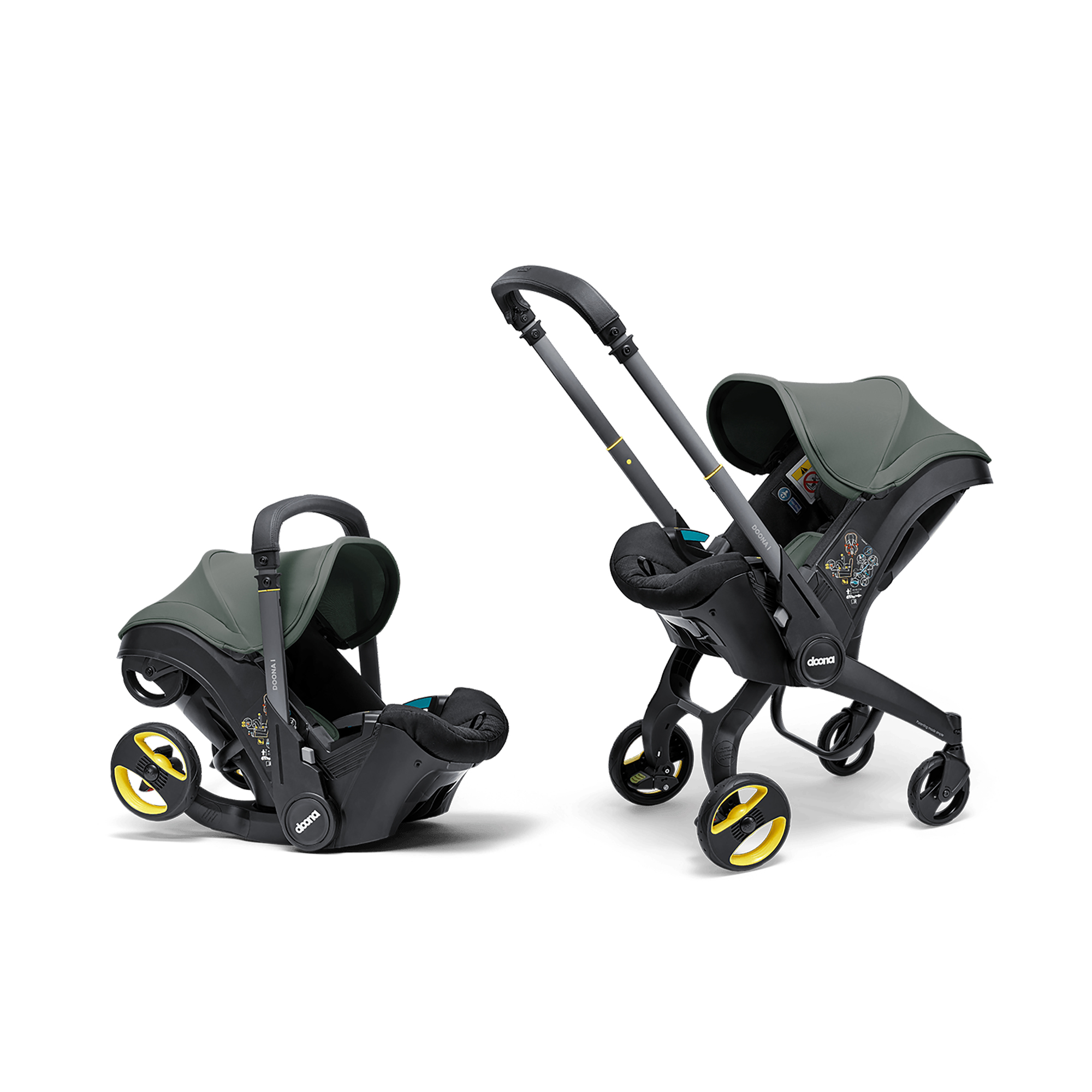 Автокресло Doona i, цвет: Slate Green Isofix 0 (0 -13 кг) серый - фото 17