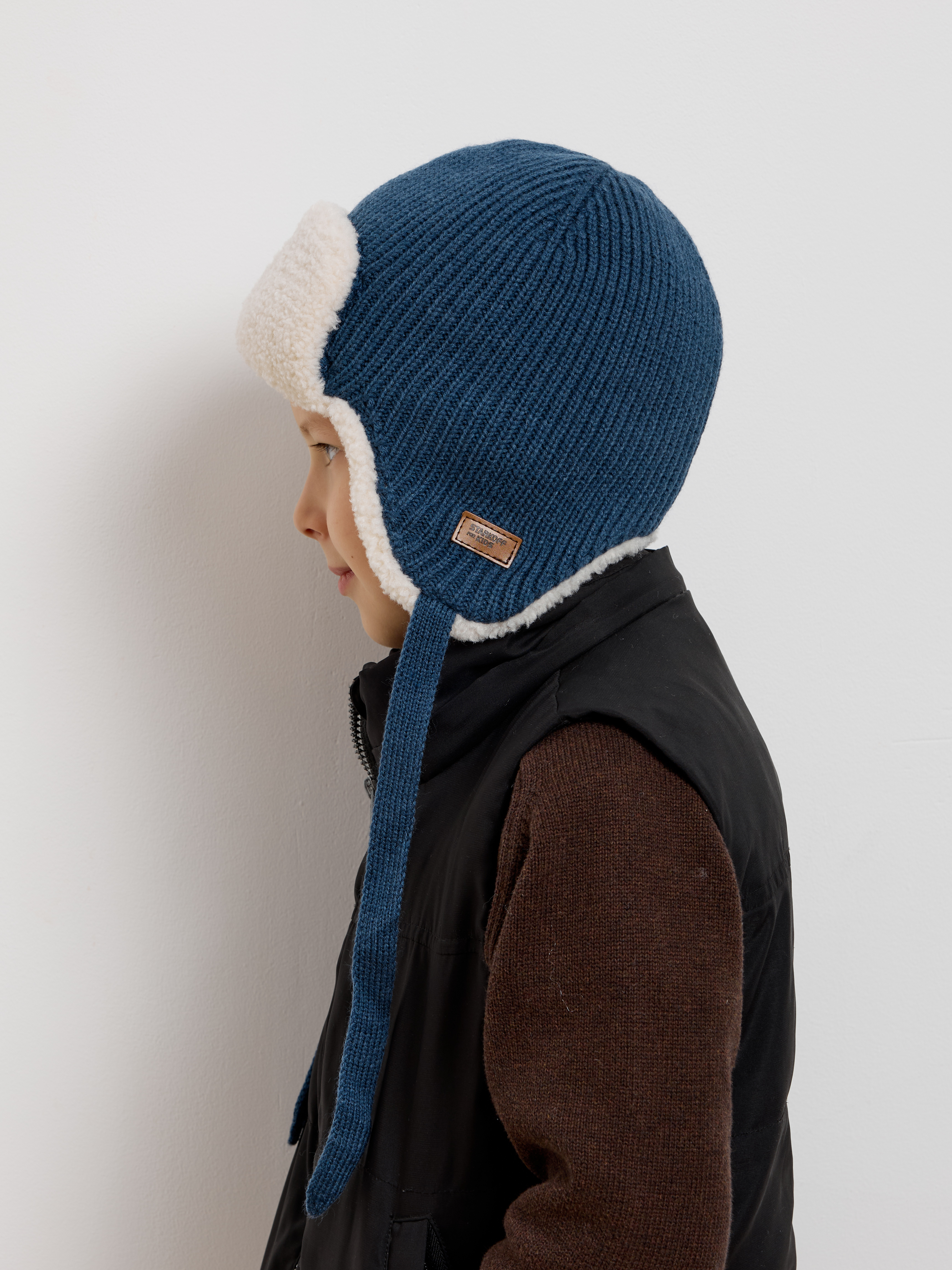 Шапка-ушанка Starkoff Kids Д301128 - фото 6