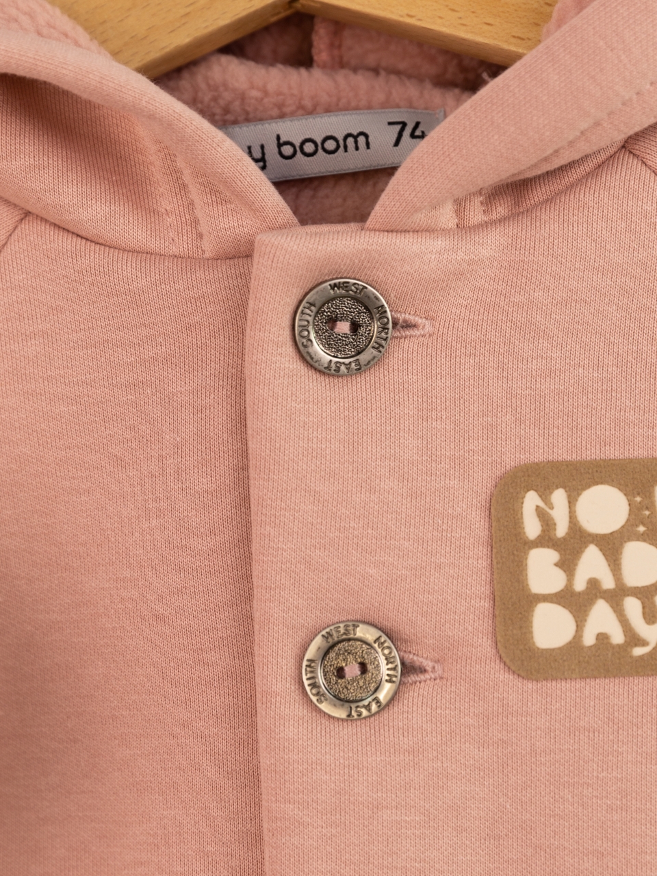 Костюм Baby boom КД561/4-Фпуговицы пудра - фото 4