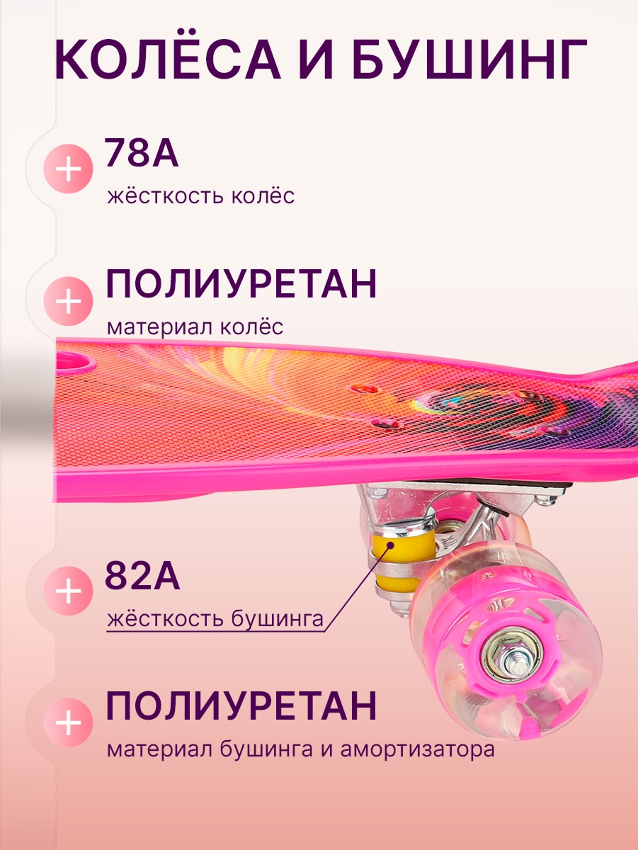 Скейтборд U-TURN 59 см - фото 3