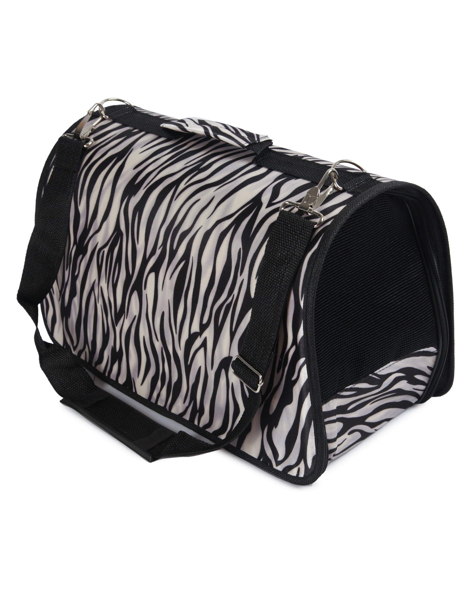 Переноска для непродуктивных животных Barbaks Зебра S 44*22*26см - фото 2