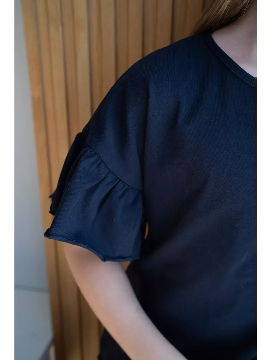 Блузка TForma TMD03_Синий - фото 3