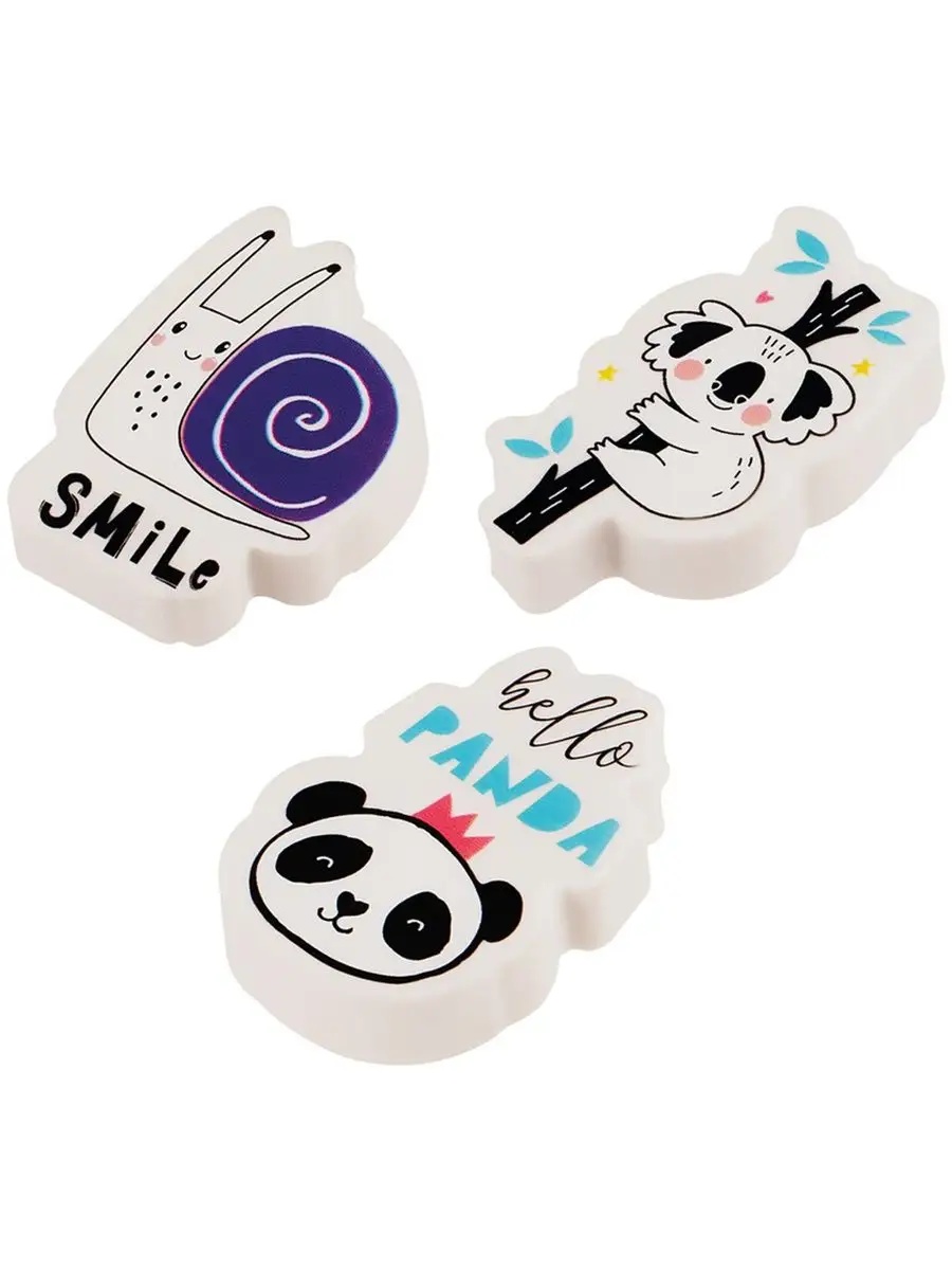 Ластик Meshu 3 шт. - фото 1