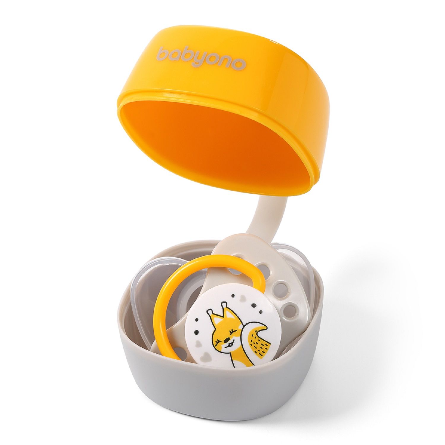 Пустышка Babyono силикон ортодонтическая от 3 мес. 2 шт. - фото 6