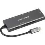 Разветвитель USB HS002 USBх3/HDMIх1/microSDx1/TFcardx1/Серый