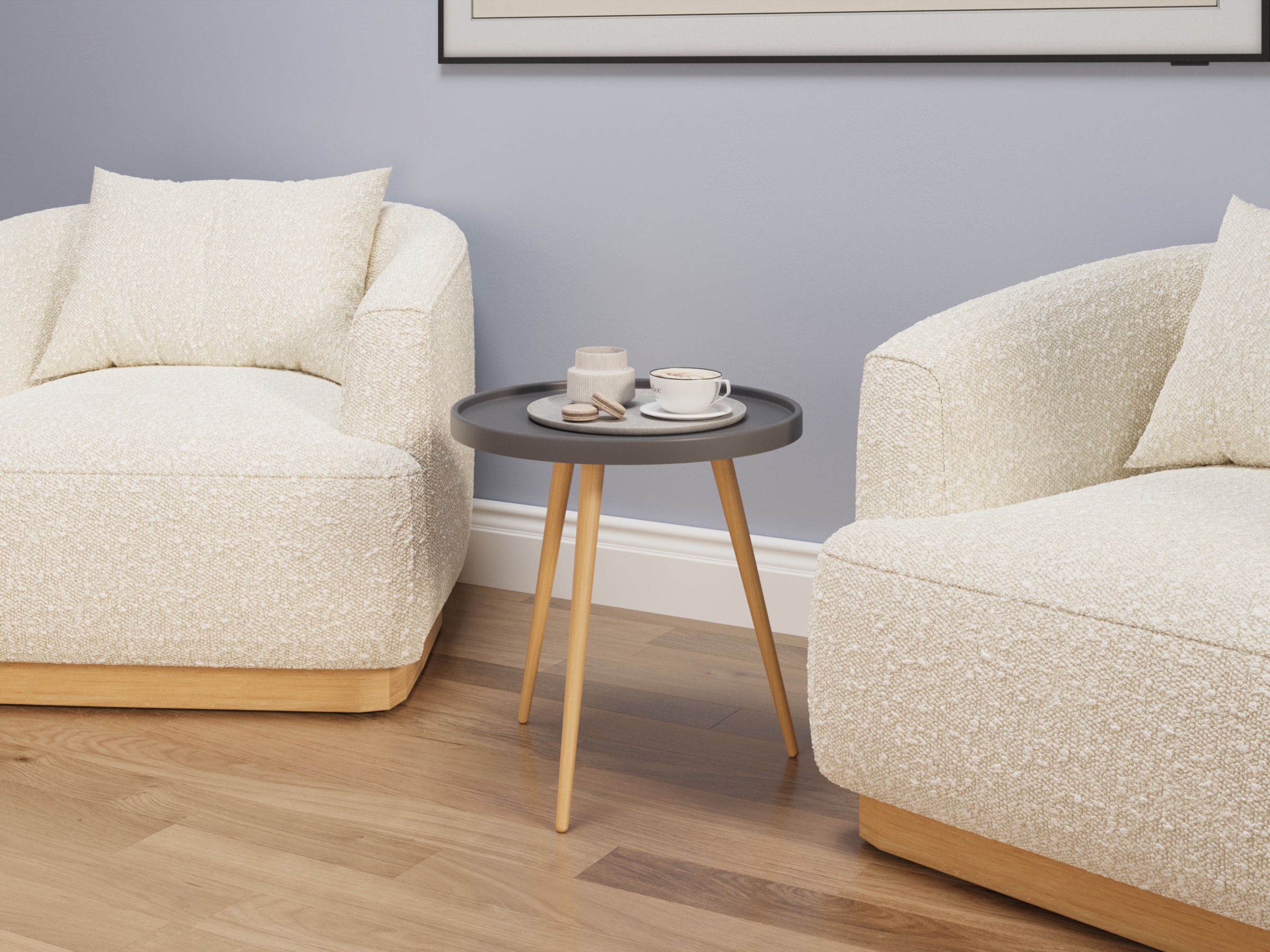 Стол журнальный SLINE Келли графит - фото 7