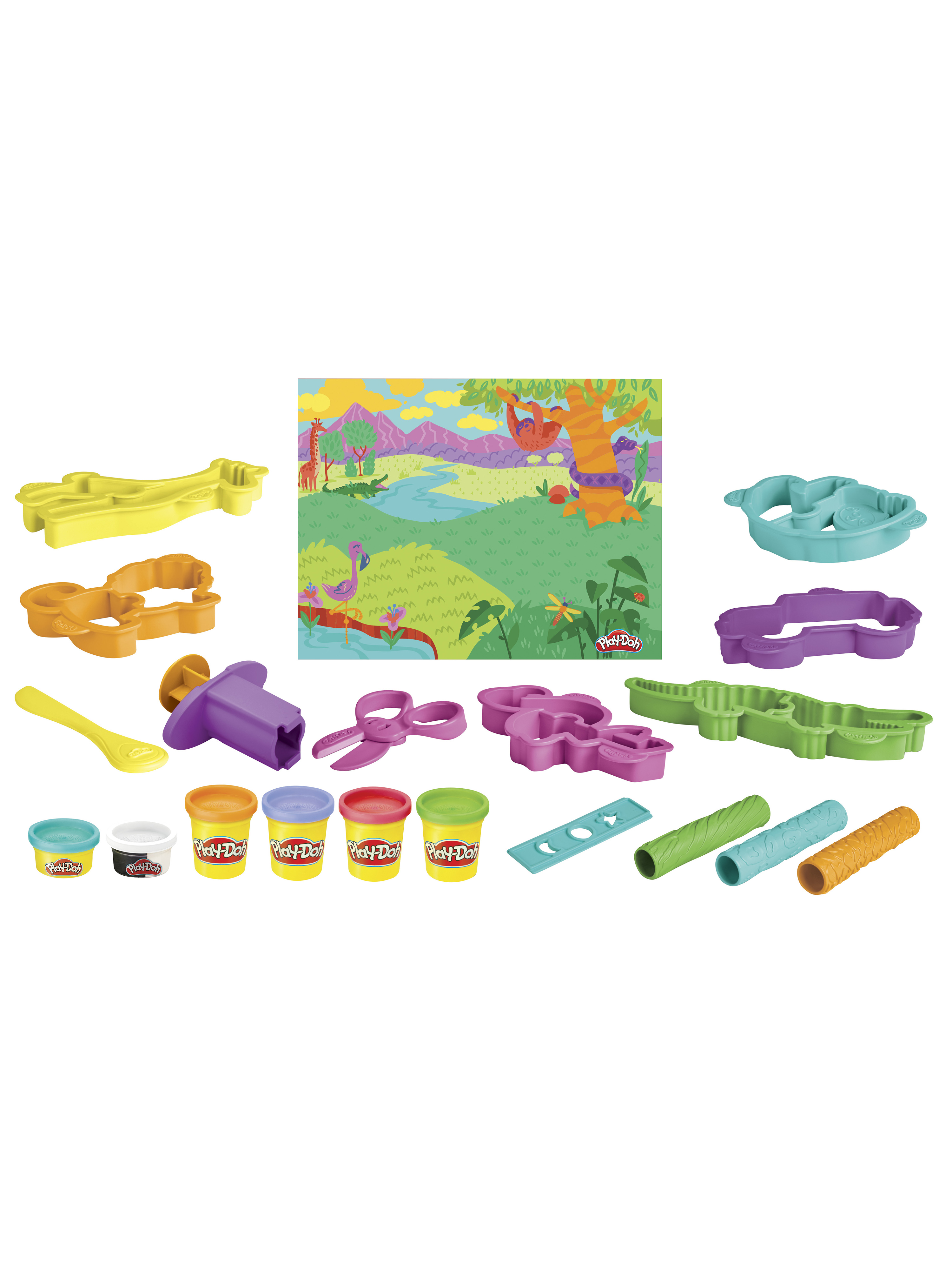 Масса для лепки Hasbro набор Play-Doh Дикие животные - фото 2