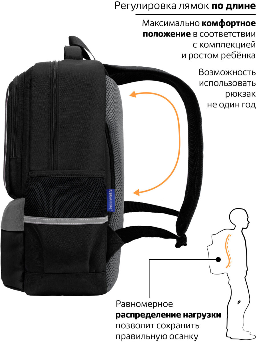 Рюкзак Brauberg - фото 5