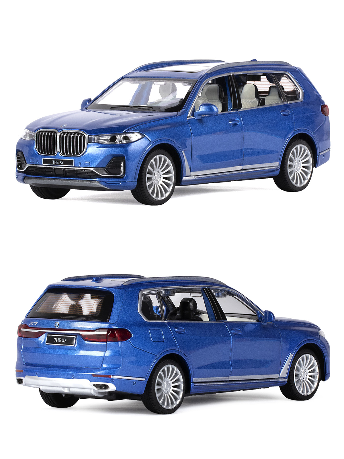 Внедорожник АВТОпанорама BMW X7 1:32 JB1251314 - фото 11