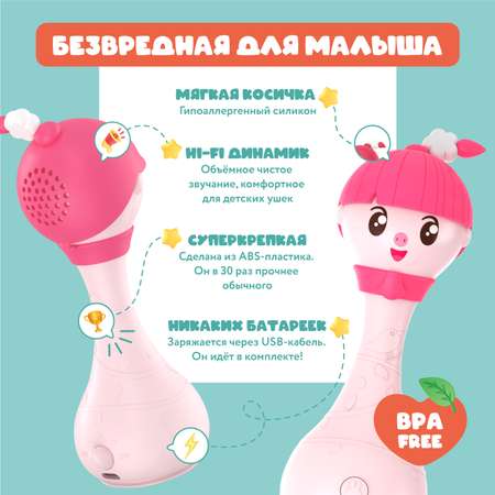 Игрушка интерактивная alilo Малышарики Нюшенька R1 музыкальная  62221