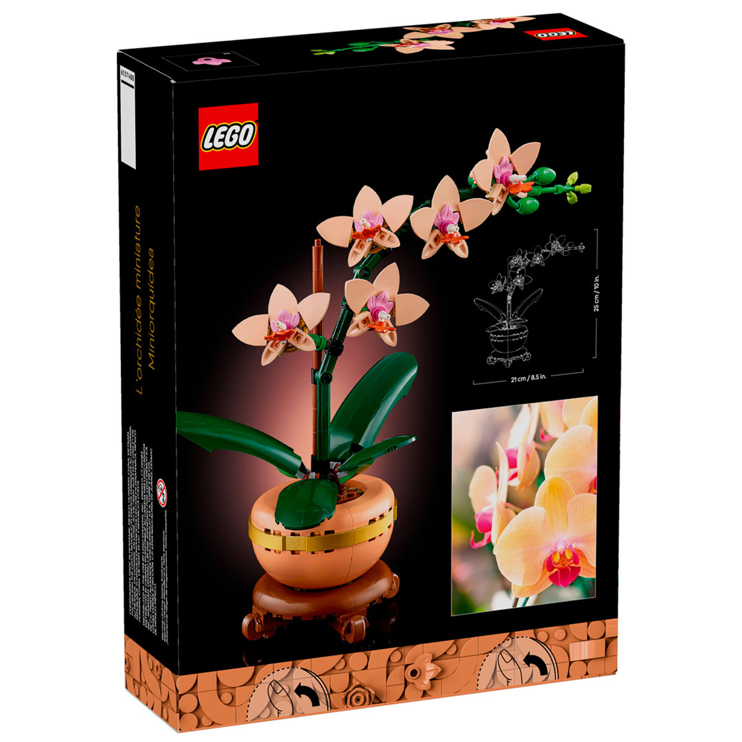 Конструктор LEGO Botanicals Орхидея Мини 274 дет. - фото 3