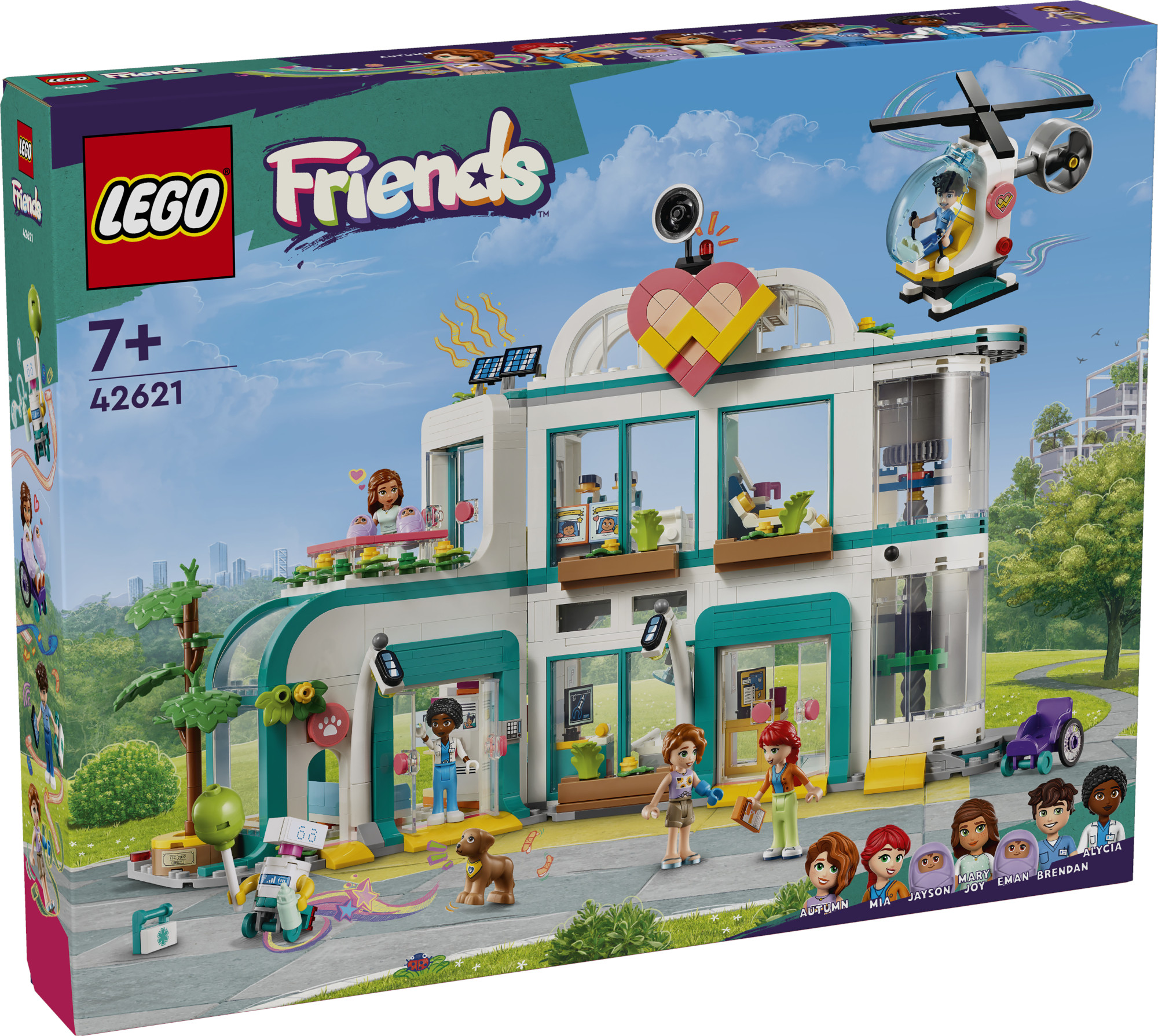 Конструктор LEGO Friends Городская больница Хартлейк блочный - фото 4
