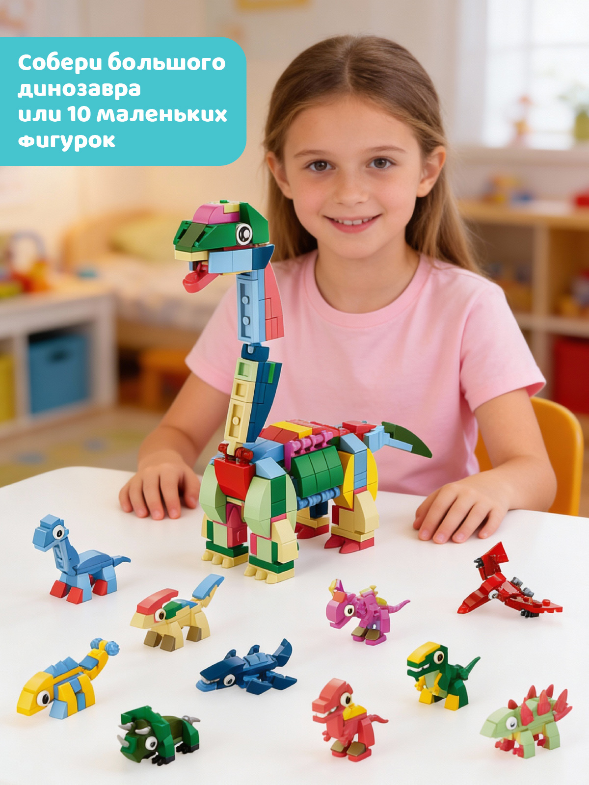 Конструктор Компания Друзей Динозавр 371 дет. - фото 5