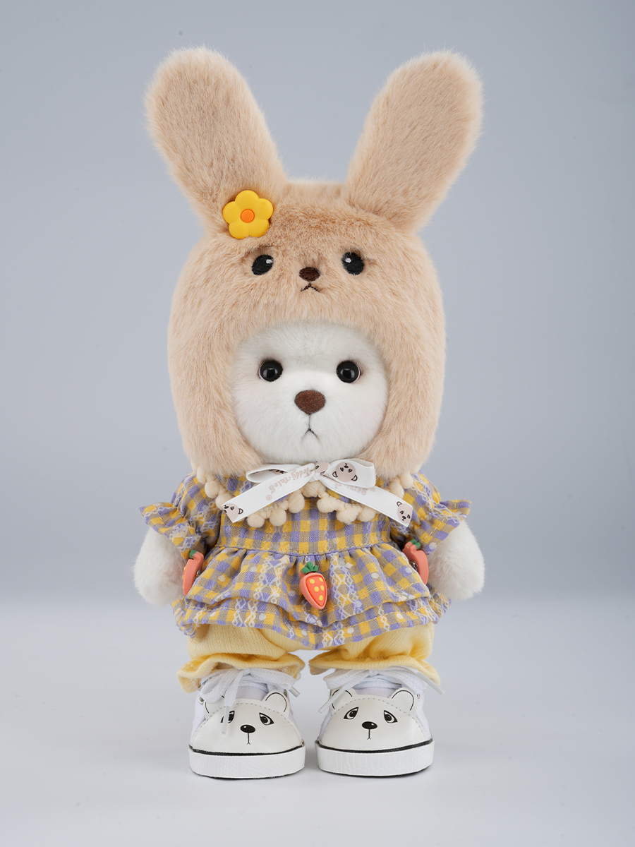 Изображение товара Мягкая игрушка TeddyTales Медвежонок в шапочке-зайке S Изображение товара Мягкая игрушка TeddyTales Медвежонок в шапочке-зайке S