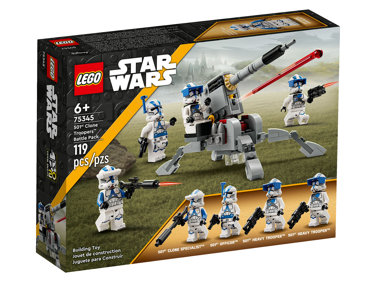 Конструктор LEGO Star Wars Боевой набор клонов 501 легион - фото 9