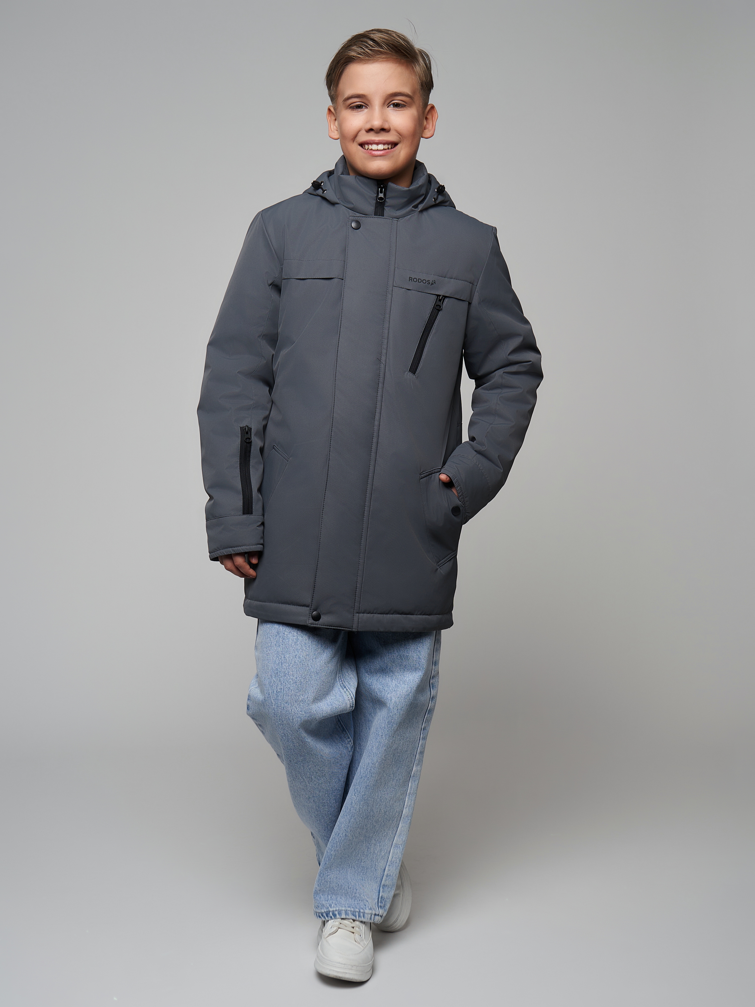 Парка RODOS М-305/серый - фото 16