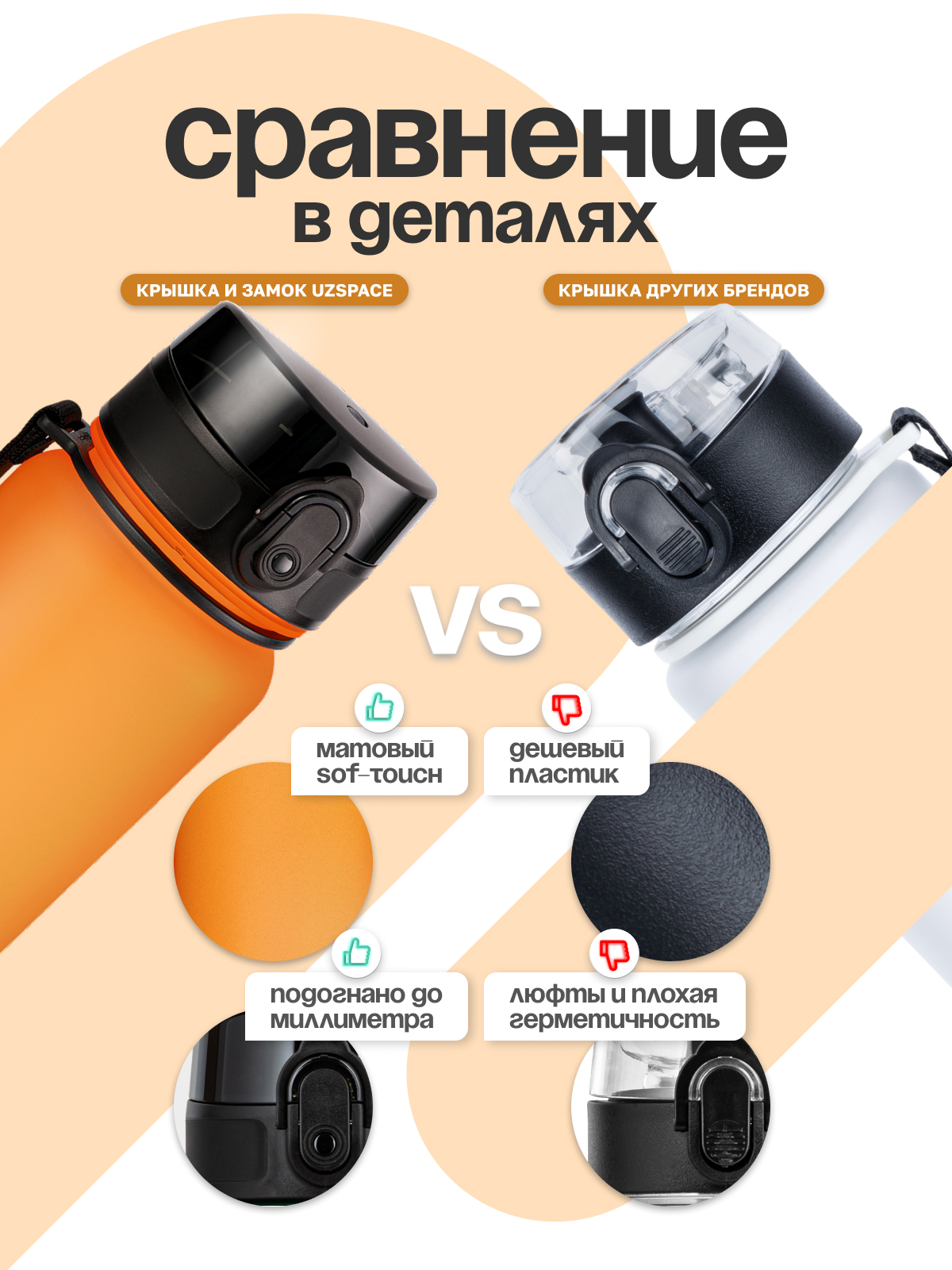 Бутылка UZSPACE 650 мл - фото 5