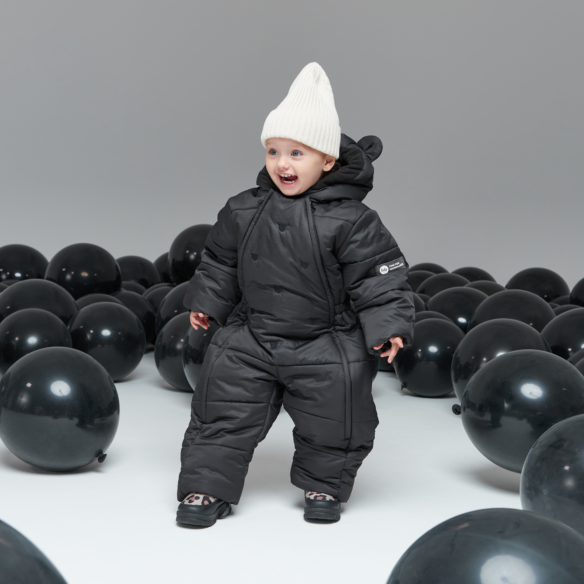 Комбинезон Happy Baby 89045-true black - фото 13