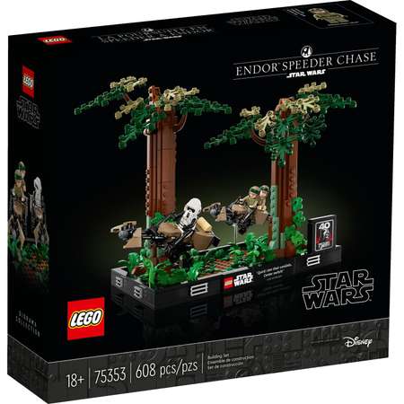 Конструктор LEGO Star Wars Endor Speeder Chase Diorama блочный