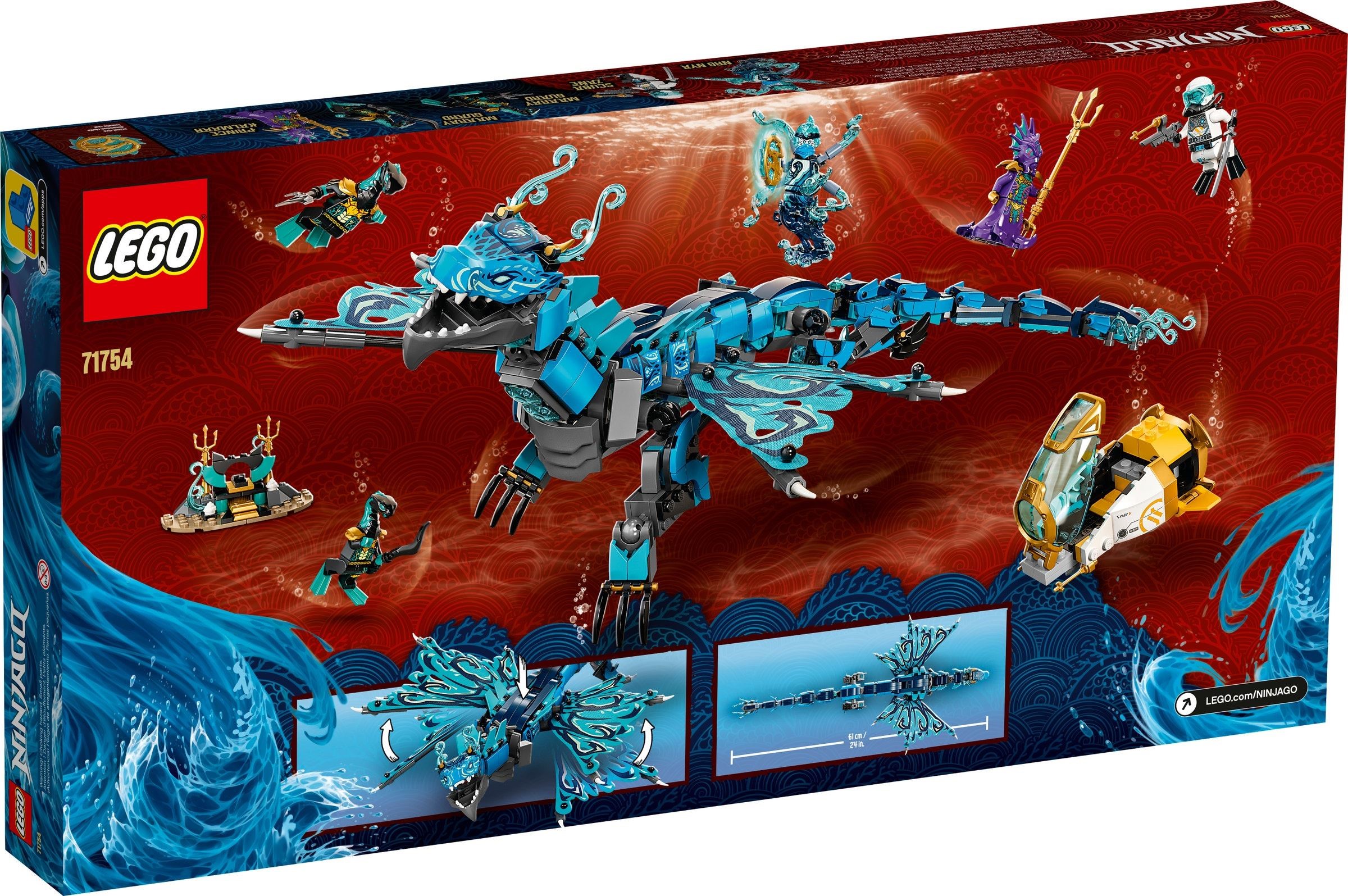 Конструктор LEGO NINJAGO 71754 737 дет. - фото 10