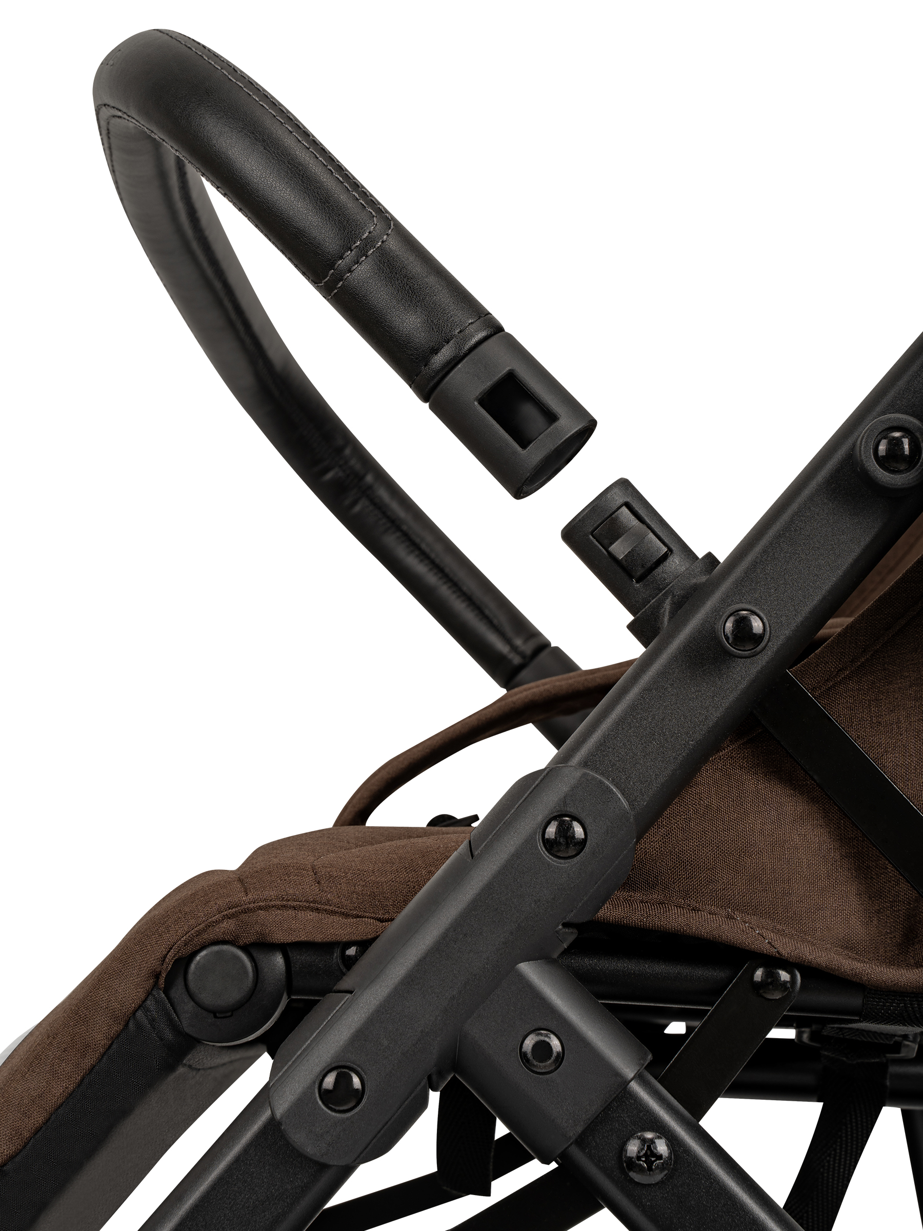 Коляска прогулочная JOVOLA Luna коричневый - фото 16