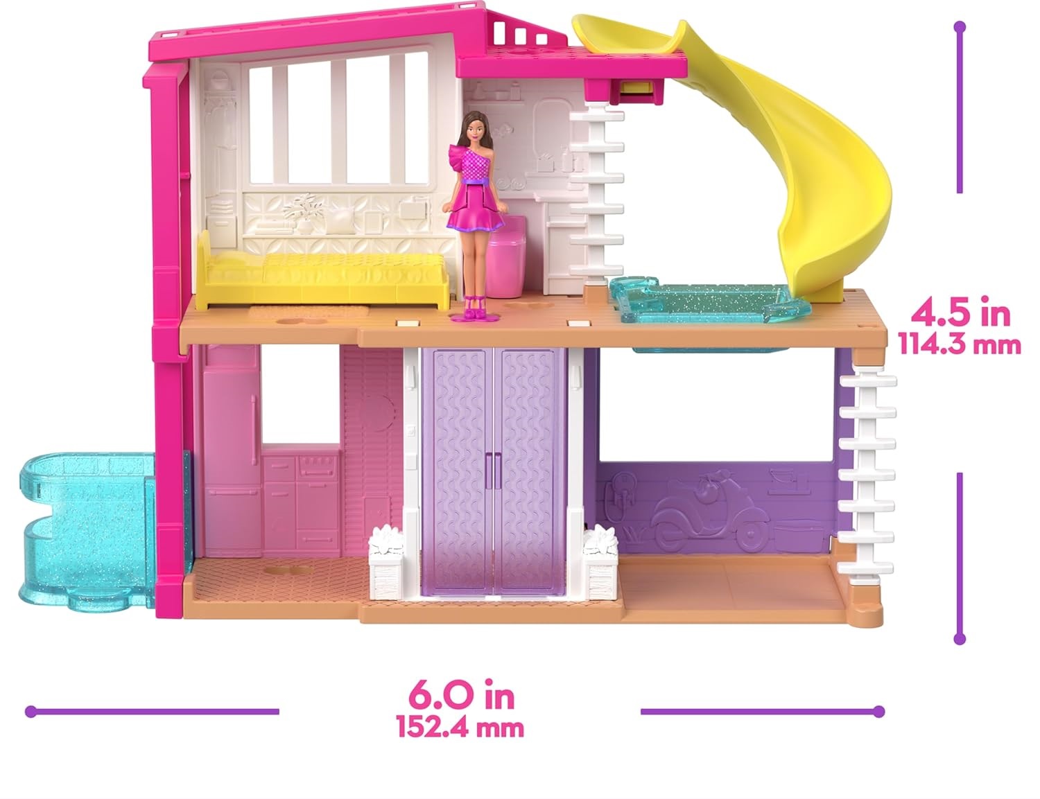 Кукла мини Barbie Мини-домик Barbieland HYF44 - фото 3