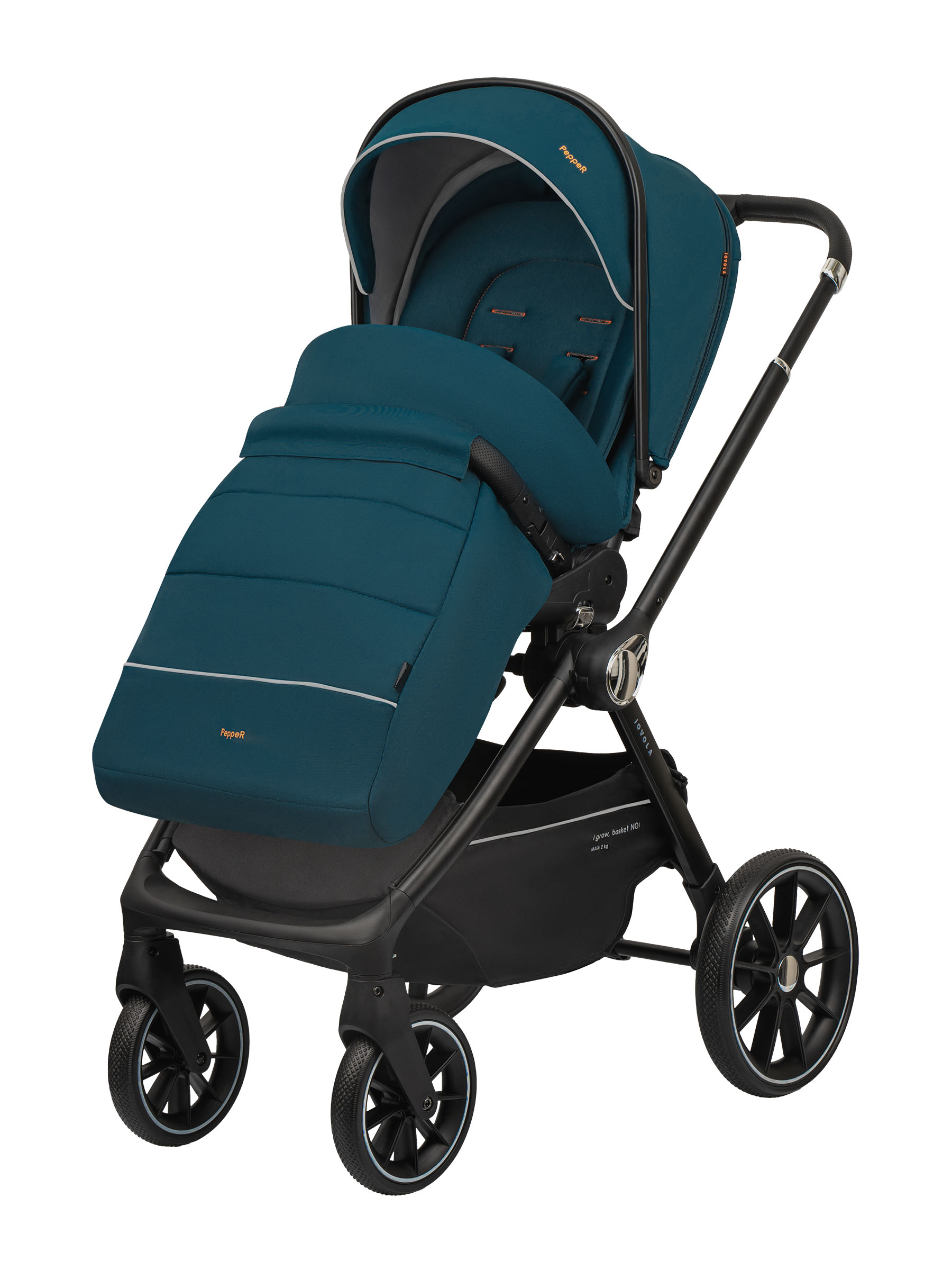 Коляска 3в1 JOVOLA Pepper 3в1 зеленый - фото 23