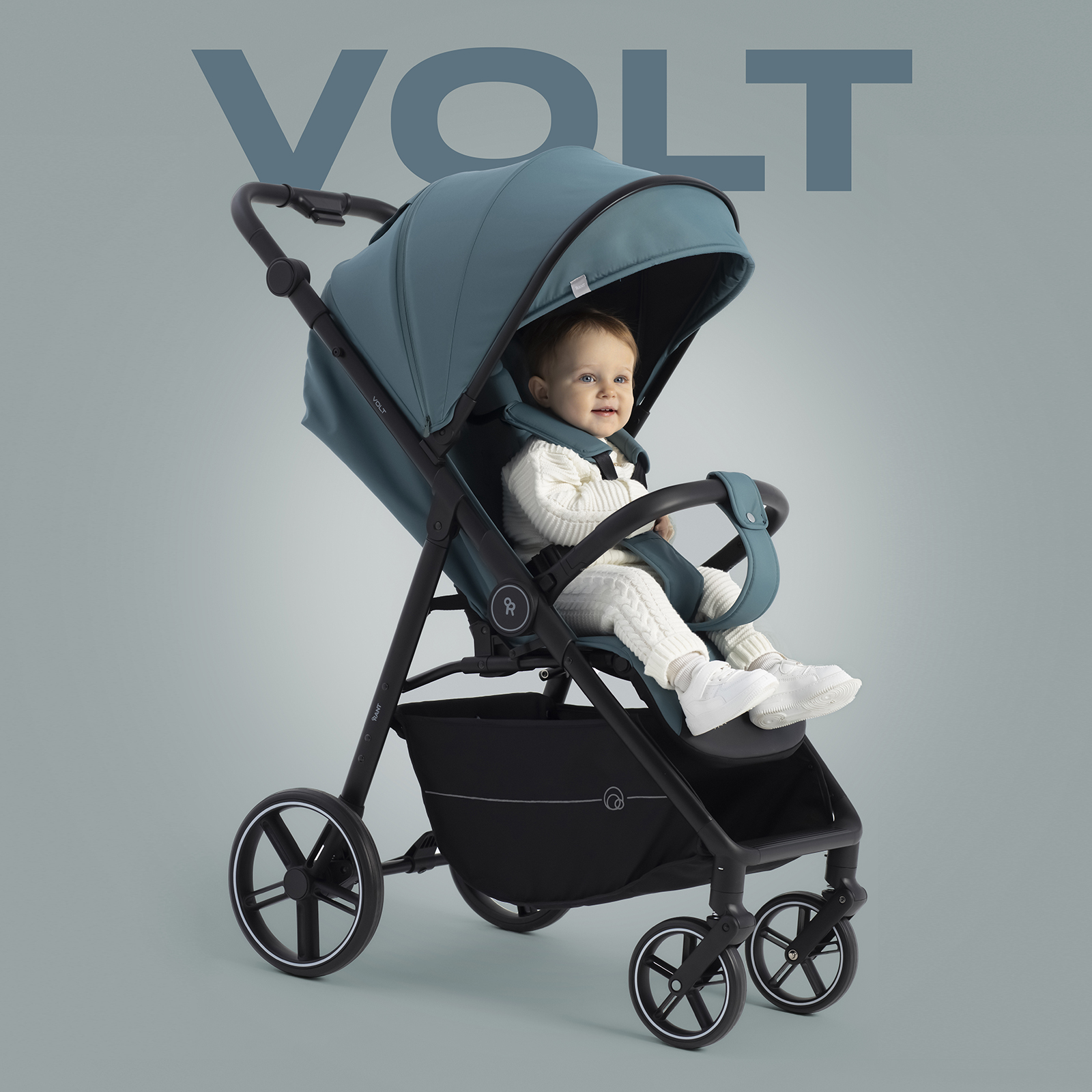Коляска прогулочная Rant Volt зеленый - фото 1