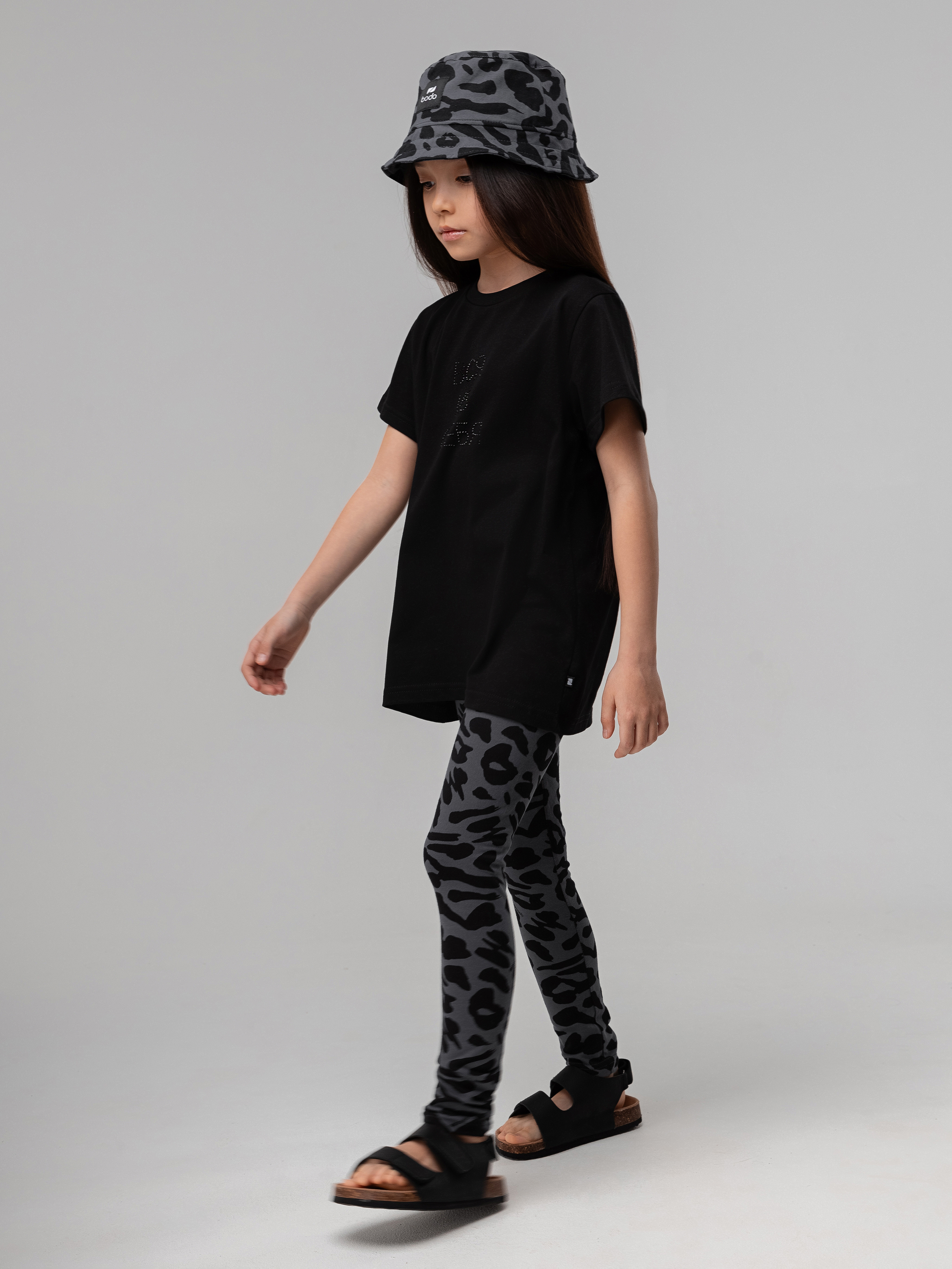 Леггинсы Bodo 15-158MU_серый (черный) - фото 4