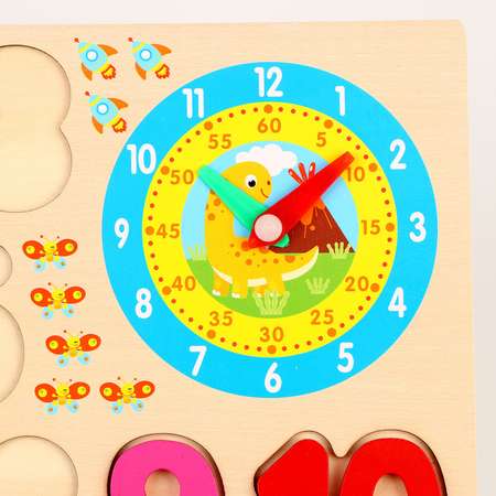 Настольная игра Лесная мастерская IQ Обучающие часики