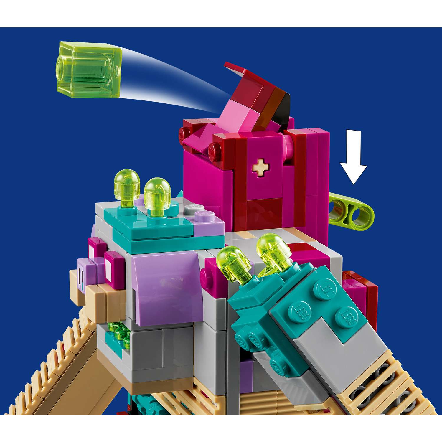Конструктор LEGO Minecraft Схватка пожирателей 420 дет. - фото 10