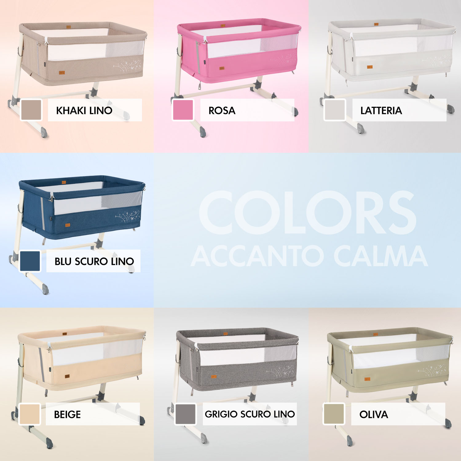 Колыбель Nuovita Accanto Calma хаки - фото 10