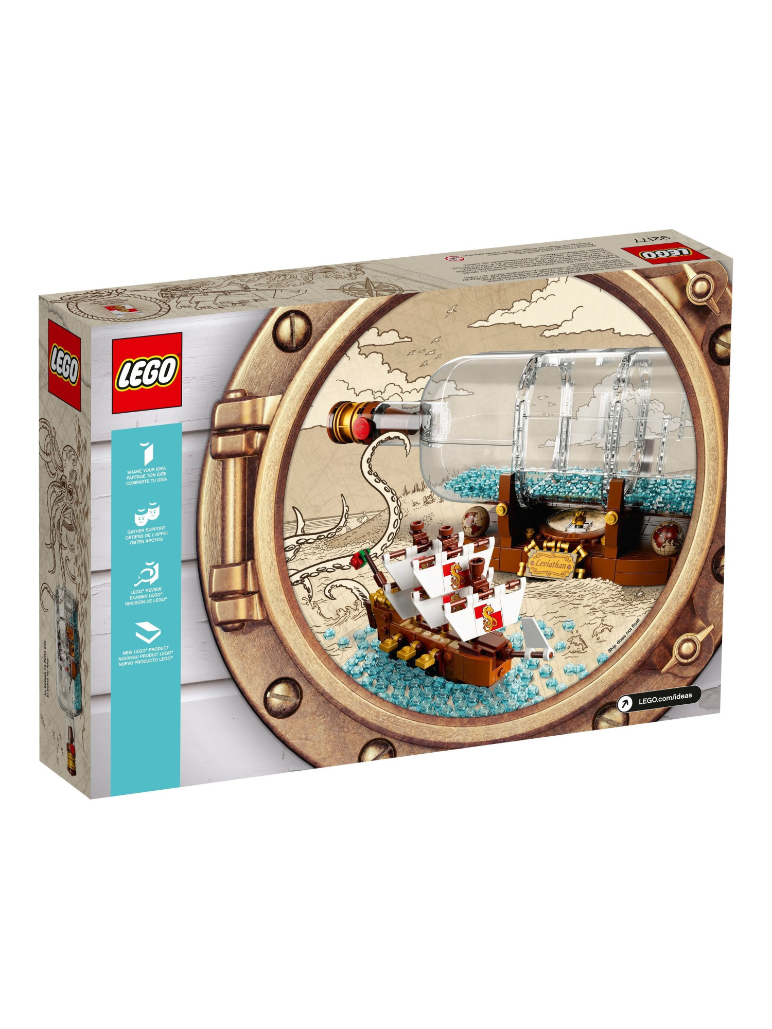 Конструктор LEGO Ideas Корабль в бутылке 962 дет. - фото 3