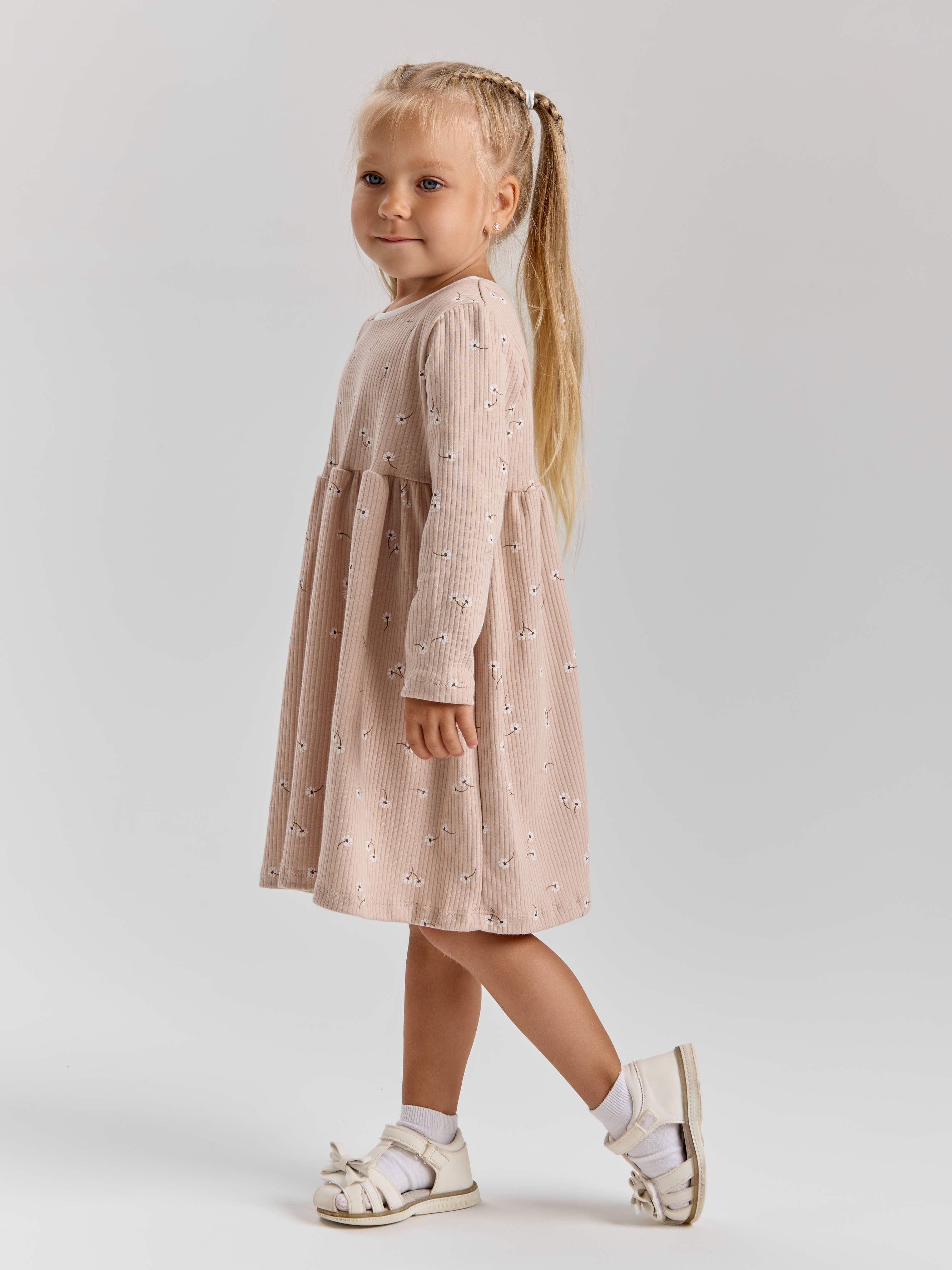Платье LEVA платье для девочки_маргаритки на кофе - фото 2