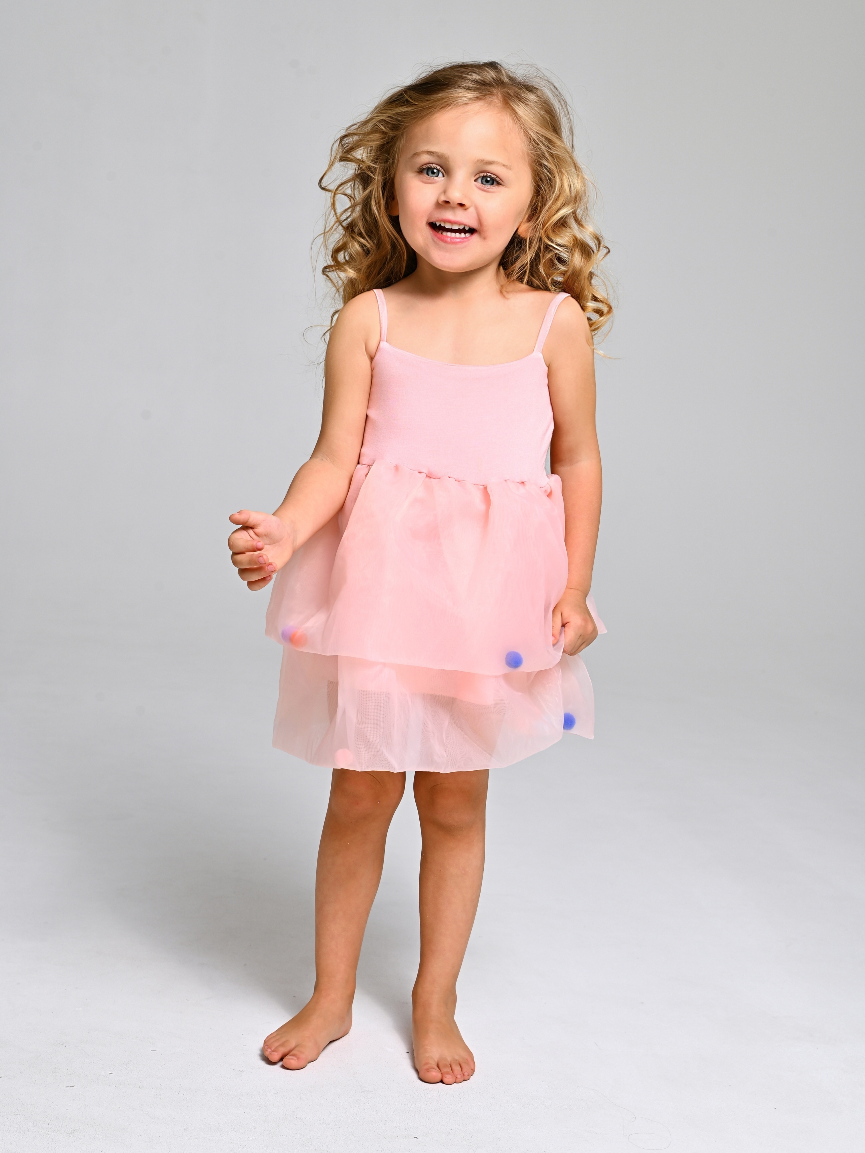 Платье Artcher Платье008Шарики_розовое - фото 9