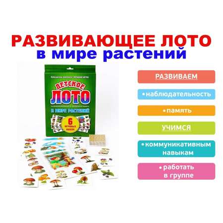 Настольная игра РАКЕТА Лото