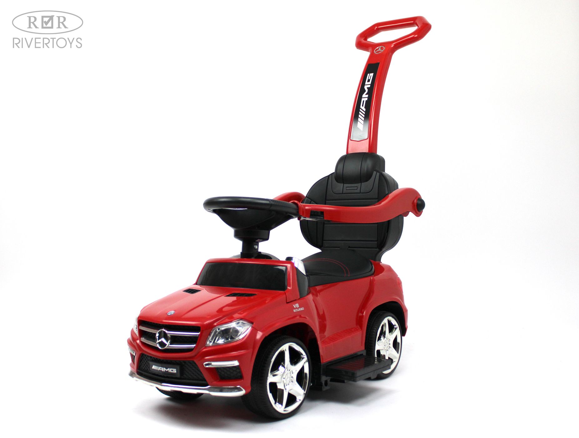 Электромобиль RIVERTOYS Mercedes A888AA-H-RED - фото 7