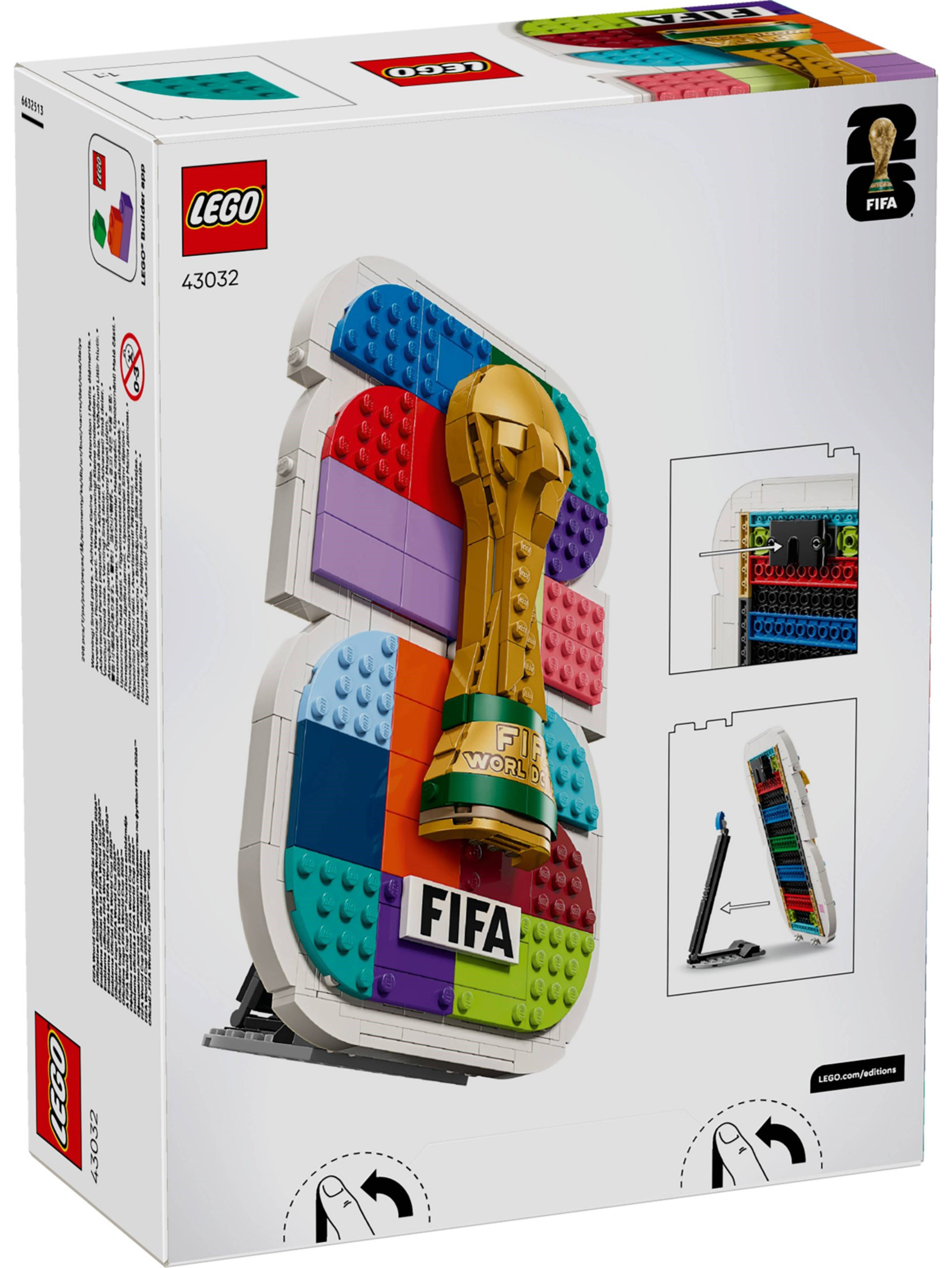 Конструктор LEGO Editions эмблема ЧМ 298 дет. - фото 11