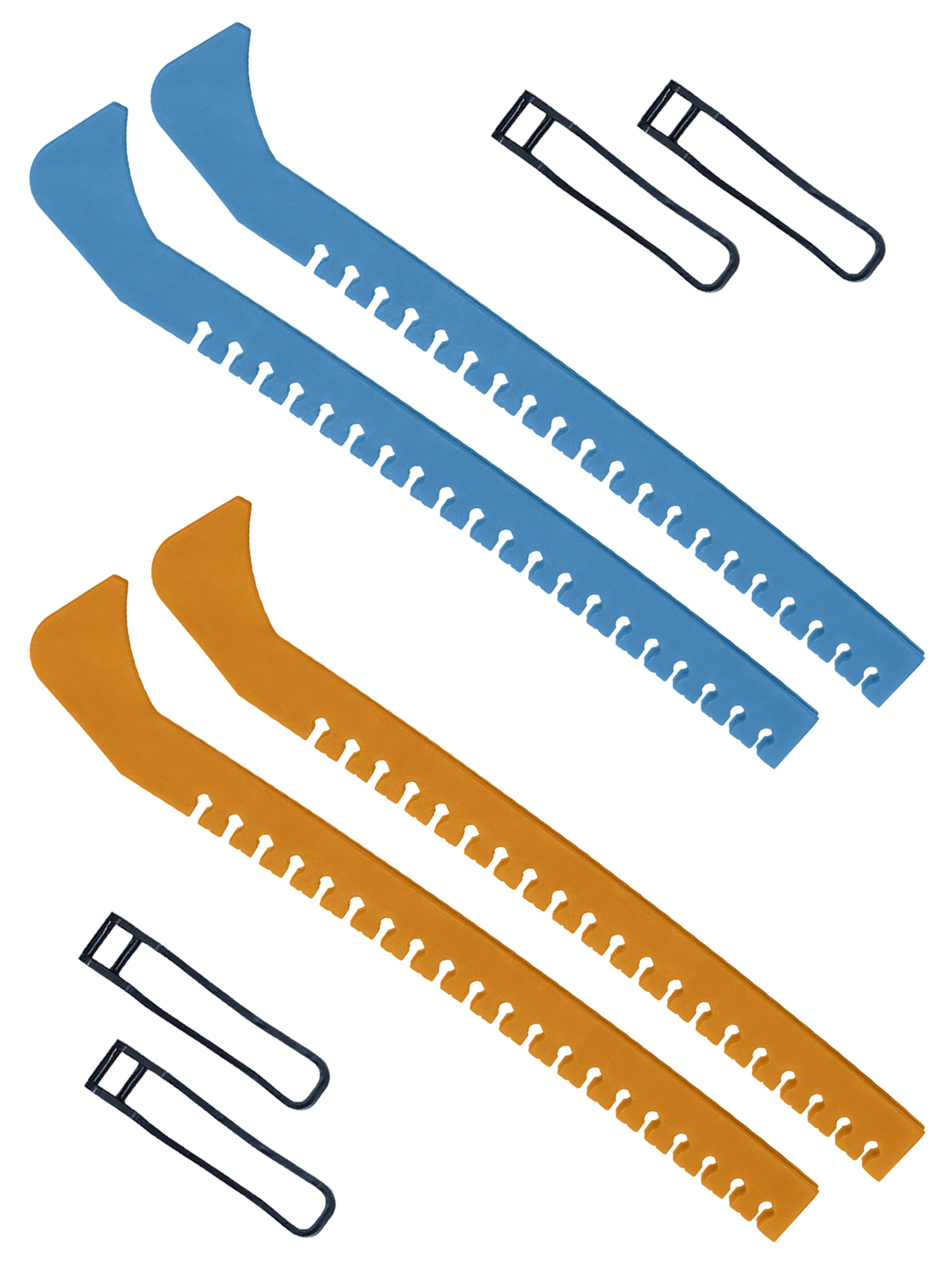 Чехлы для коньков Задира на лезвия универсальные 2 пары - фото 1