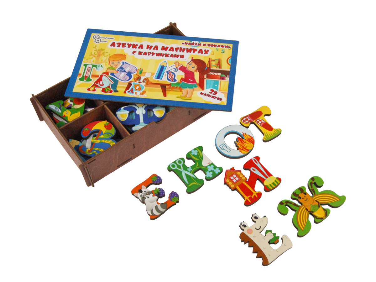 Настольная игра Нескучные игры Азбука на магнитах - фото 7