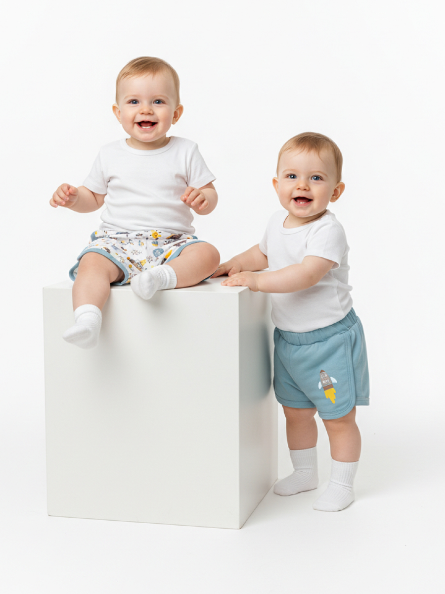 Шорты 2 шт Эскимо 23-8113 - фото 1