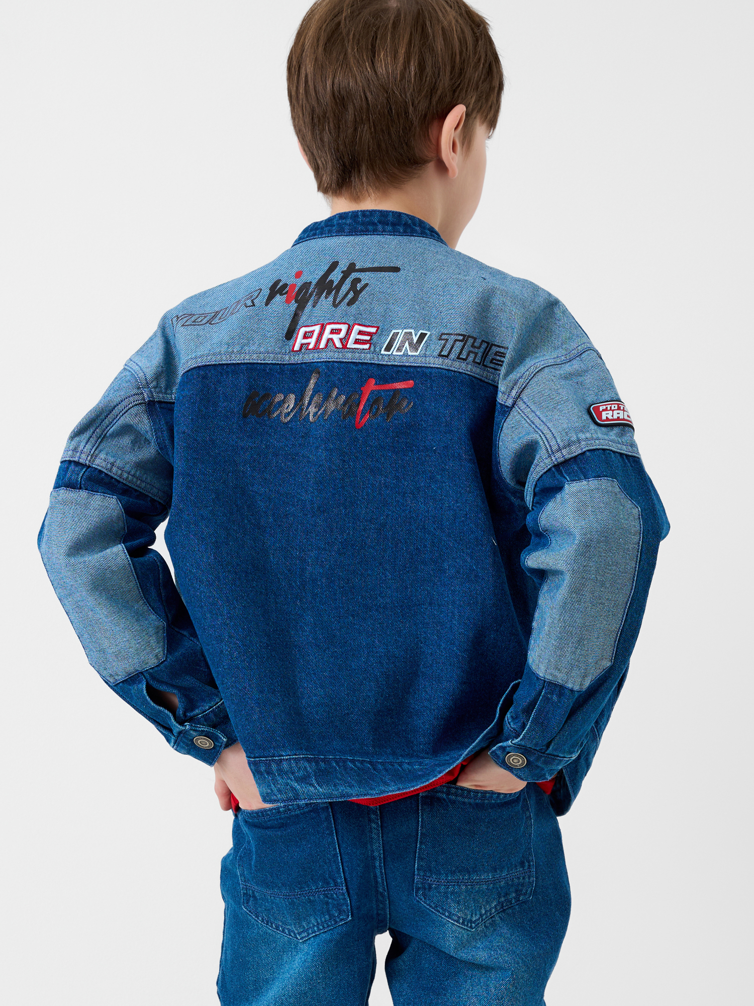 Джинсовая куртка PlayToday 12611006 - фото 9